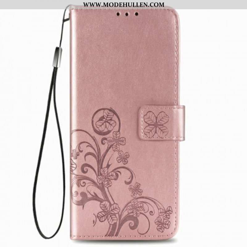 Flip Case Für Samsung Galaxy Z Fold 3 5G Blumen-design Mit Umhängeband