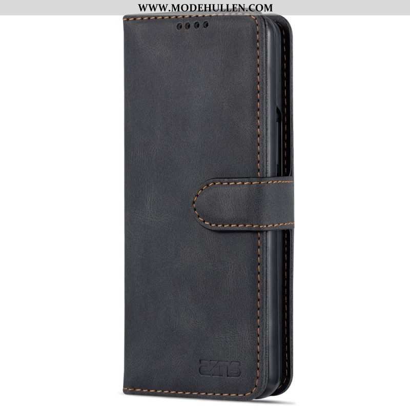 Flip Case Für Samsung Galaxy Z Fold 4 Brieftasche Azns Stitching Wallet