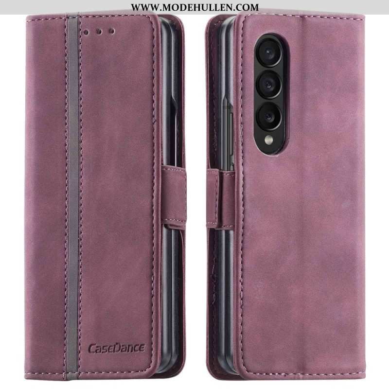 Flip Case Für Samsung Galaxy Z Fold 4 Casedance Serie Waltz 001