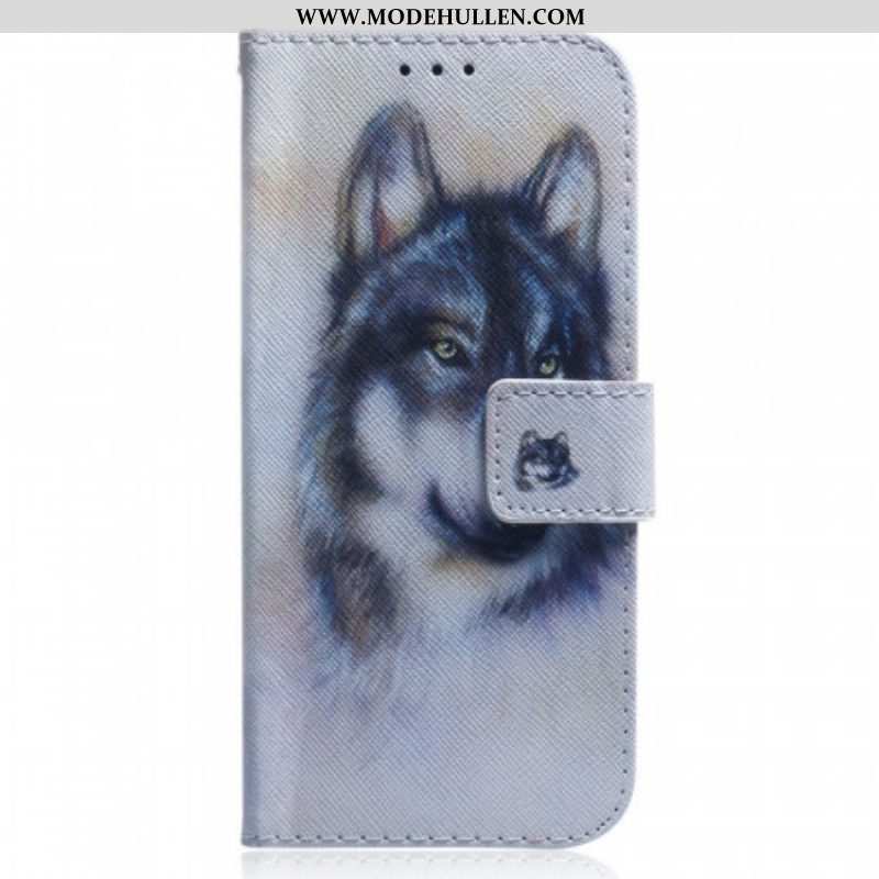 Flip Case Für Sony Xperia 1 IV Aquarellhund