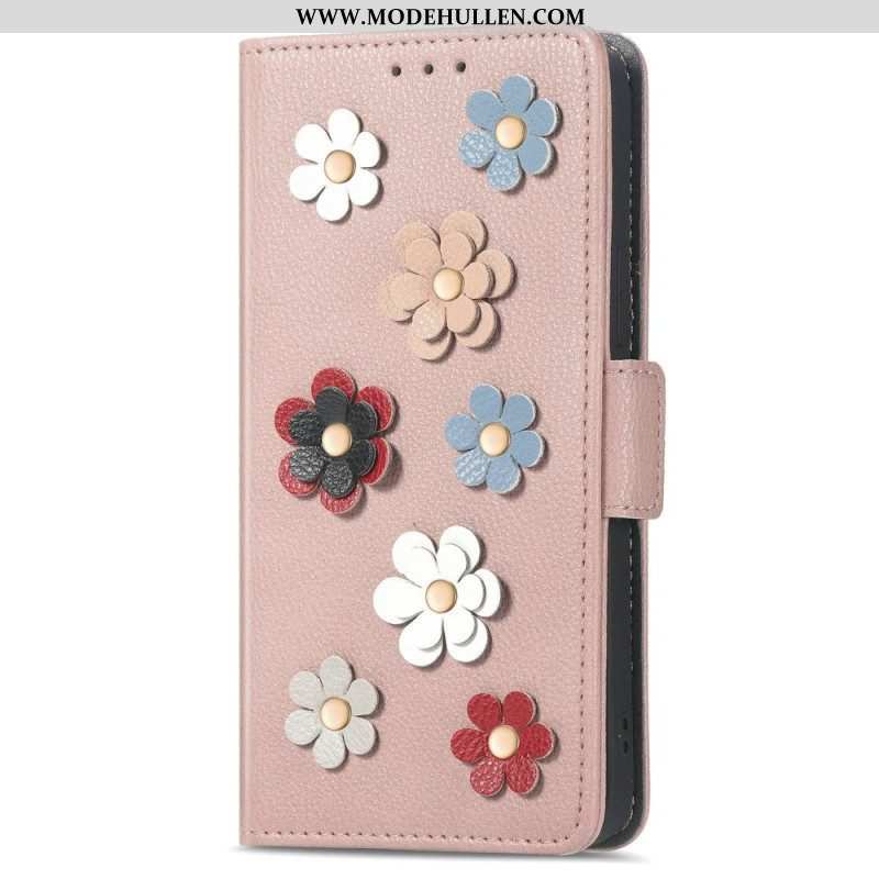 Flip Case Für Sony Xperia 1 IV Dekorative Blumen