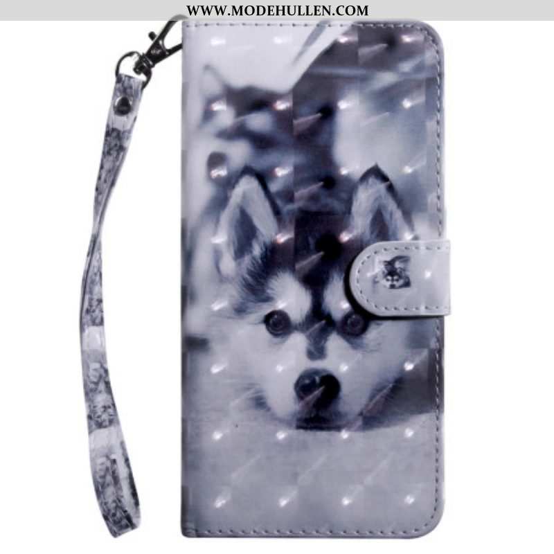 Flip Case Für Sony Xperia 5 IV Husky-hund Mit Schlüsselband