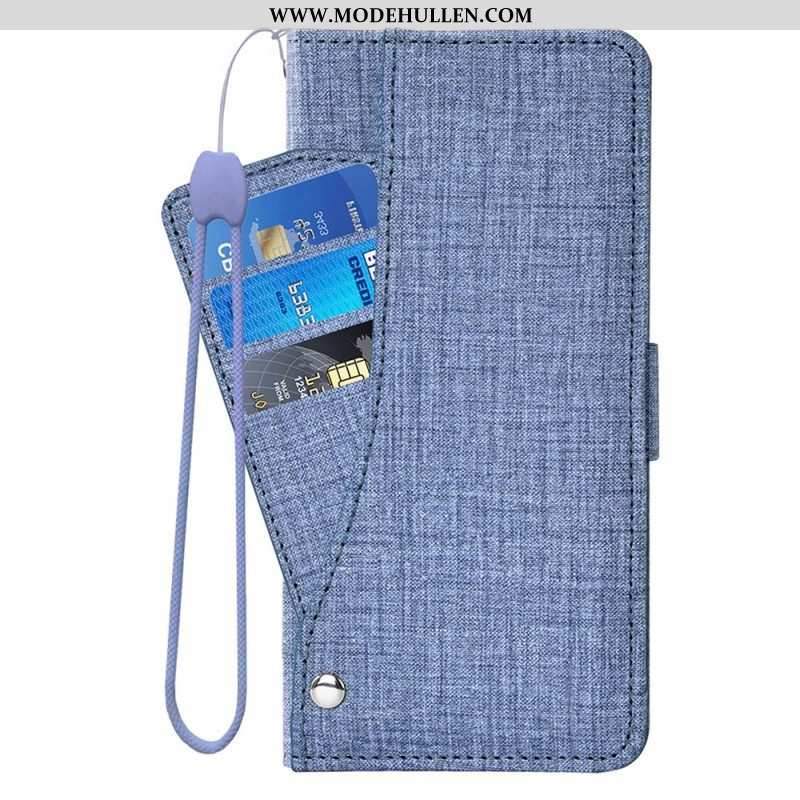 Flip Case Für Sony Xperia 5 IV Jeans Mit Drehbarem Kartenhalter