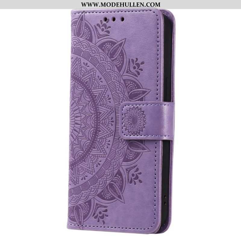 Flip Case Für Sony Xperia 5 IV Mit Kordel Riemchen-sonnen-mandala