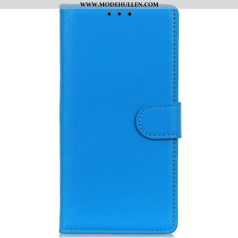 Flip Case Für Vivo V23 5G Traditionelles Kunstleder