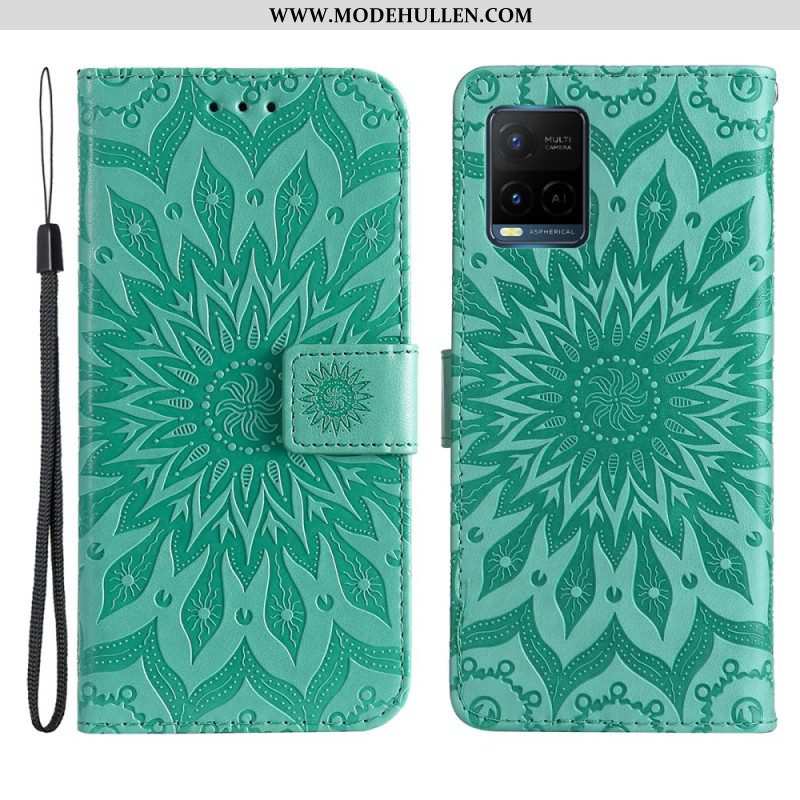 Flip Case Für Vivo Y21 Mit Kordel Thong Sun