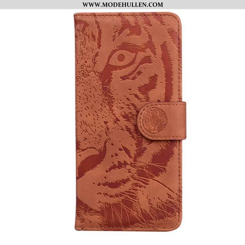 Flip Case Für Xiaomi 12 Pro Tiger-fußabdruck