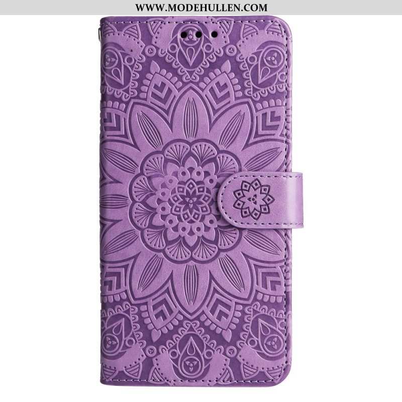 Flip Case Für Xiaomi 13 Mandala-sonne Mit Schlüsselband