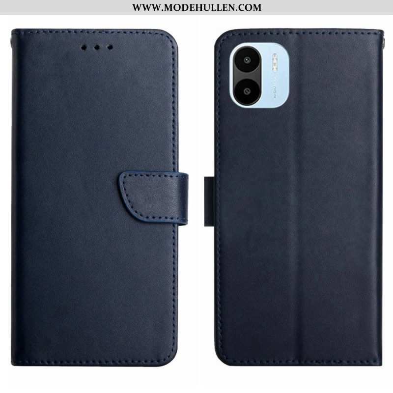 Flip Case Für Xiaomi Redmi A1 Echtes Nappaleder