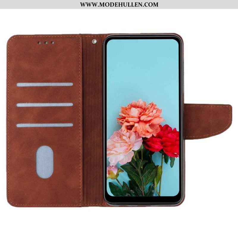 Flip Case Für Xiaomi Redmi A1 Einfarbiges Schlüsselband