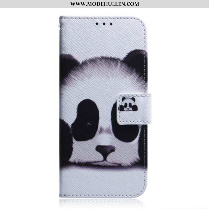 Flip Case Für Xiaomi Redmi Note 10 5G Panda-gesicht