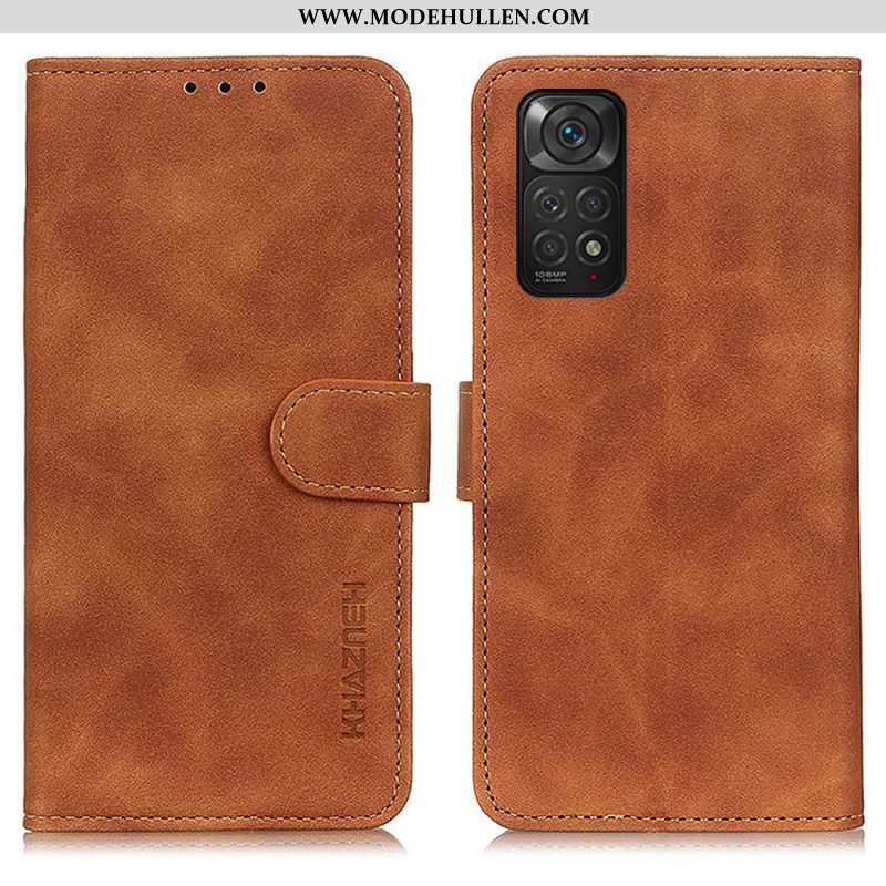 Flip Case Für Xiaomi Redmi Note 11 / 11S Khazneh Vintage-ledereffekt