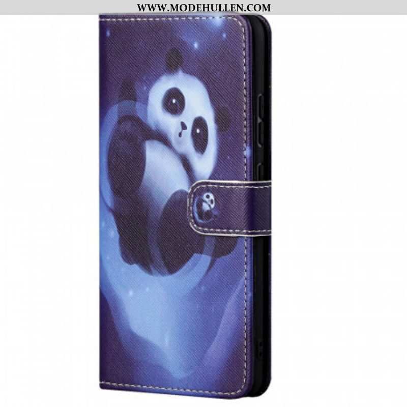 Flip Case Für Xiaomi Redmi Note 11 / 11S Panda-weltraum