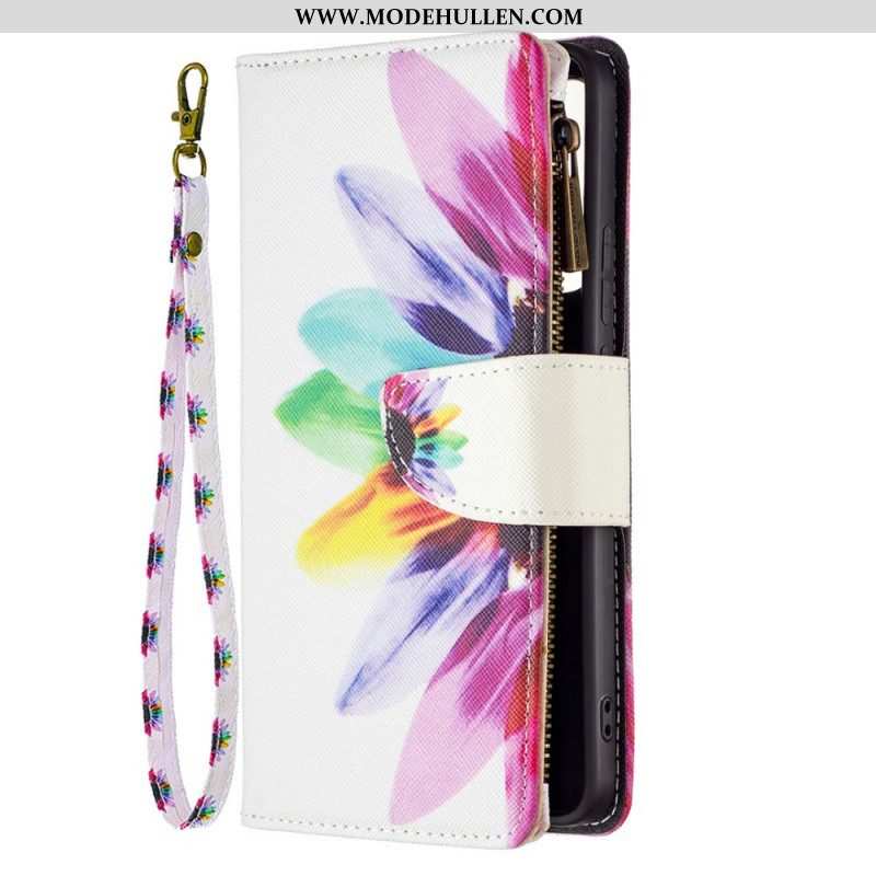 Flip Case Für Xiaomi Redmi Note 11 Pro Plus 5G Blumentasche Mit Reißverschluss