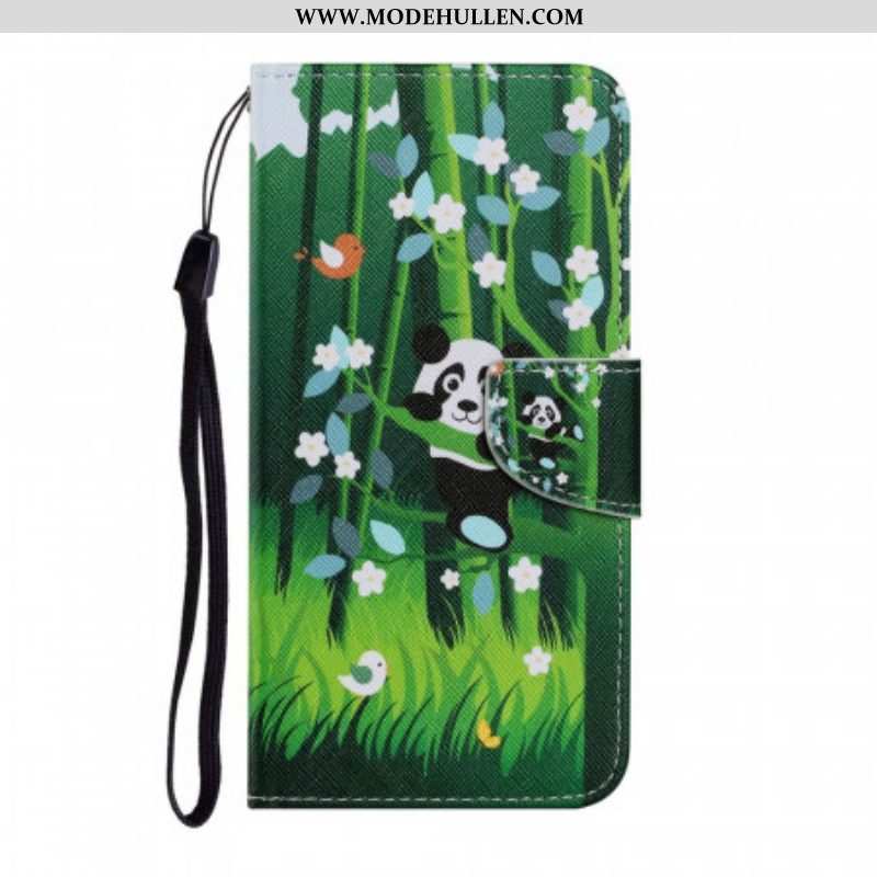 Flip Case Für Xiaomi Redmi Note 11 Pro Plus 5G Panda-spaziergang