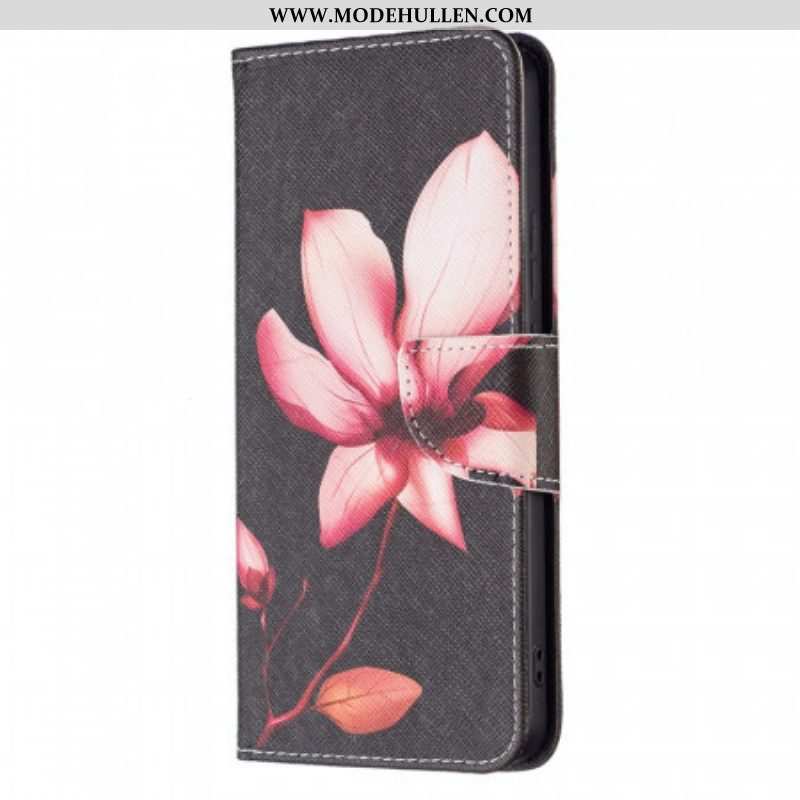 Flip Case Für Xiaomi Redmi Note 11 Pro Plus 5G Pinke Blume