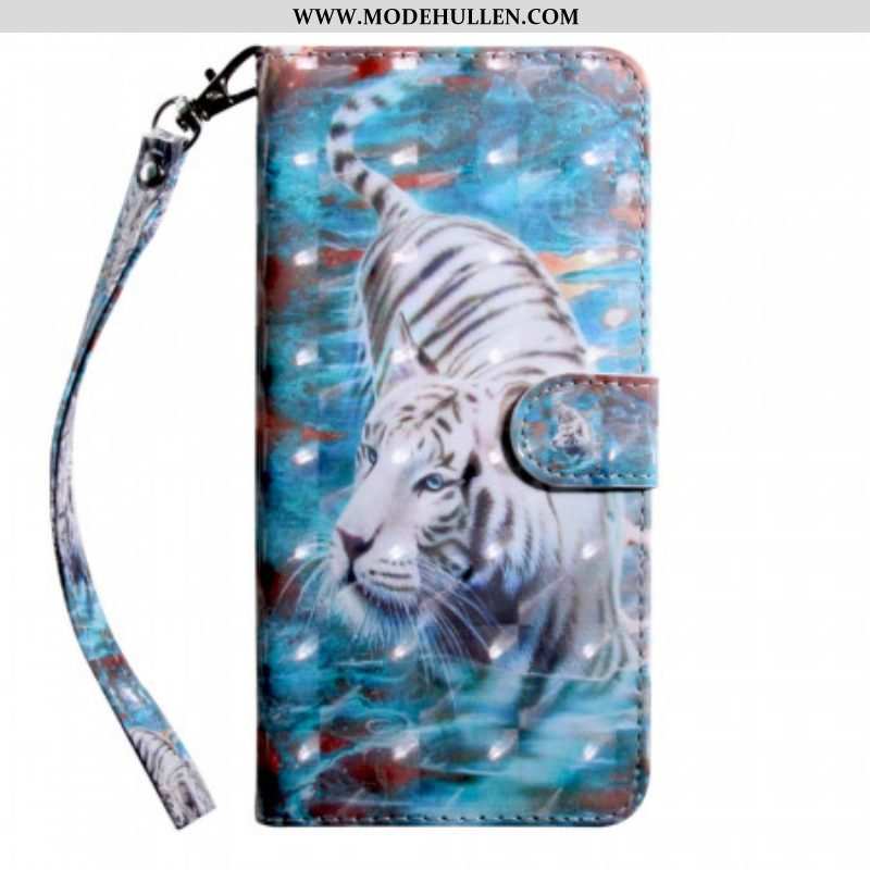 Flip Case Für Xiaomi Redmi Note 11 Pro Plus 5G Tiger Im Wasser