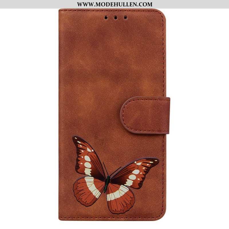 Flip Case Für Xiaomi Redmi Note 12 4G Schmetterlingsdesign