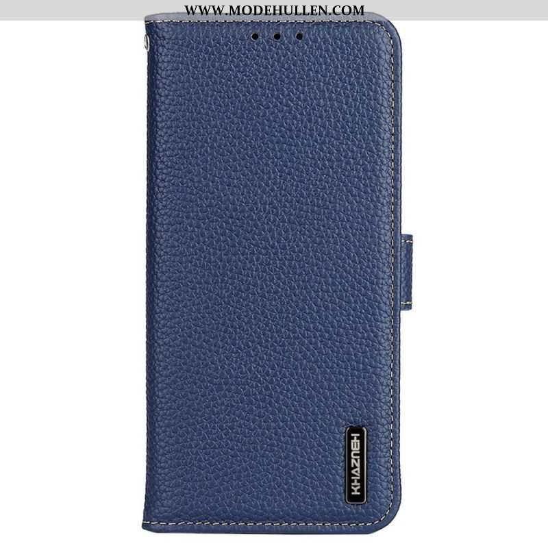Flip Case Für Xiaomi Redmi Note 12 Pro Khazneh Litschi-leder