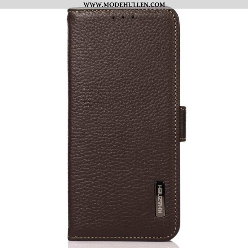 Flip Case Für Xiaomi Redmi Note 12 Pro Plus Lychee-leder Khazneh Rfid