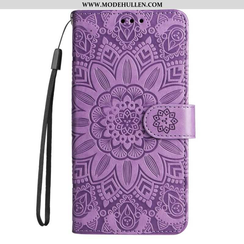 Flip Case Für Xiaomi Redmi Note 12 Pro Plus Mit Kordel Mandala-dekoration Mit Riemen