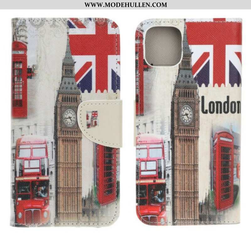 Flip Case Für iPhone 13 Mini Londoner Leben