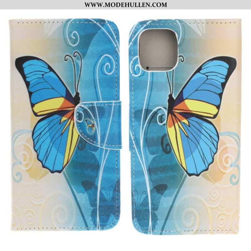 Flip Case Für iPhone 13 Mini Schmetterlinge