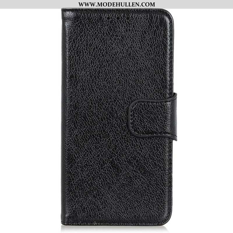 Flip Case Für iPhone 13 Pro Gespaltenes Nappaleder