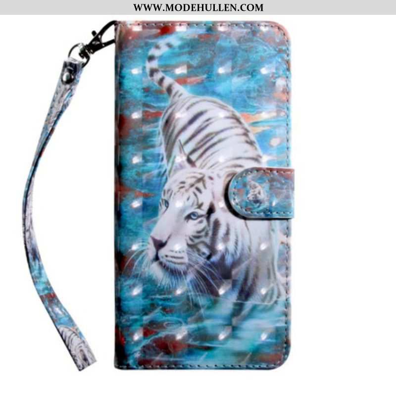 Flip Case Für iPhone 13 Pro Lichtfleck Lucien Der Tiger