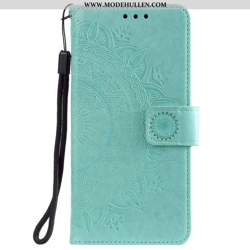 Flip Case Für iPhone 13 Pro Sonnenmandala