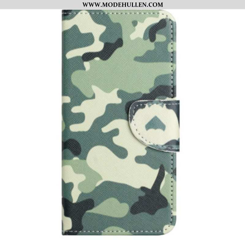 Flip Case Für iPhone 14 Plus Militärische Tarnung