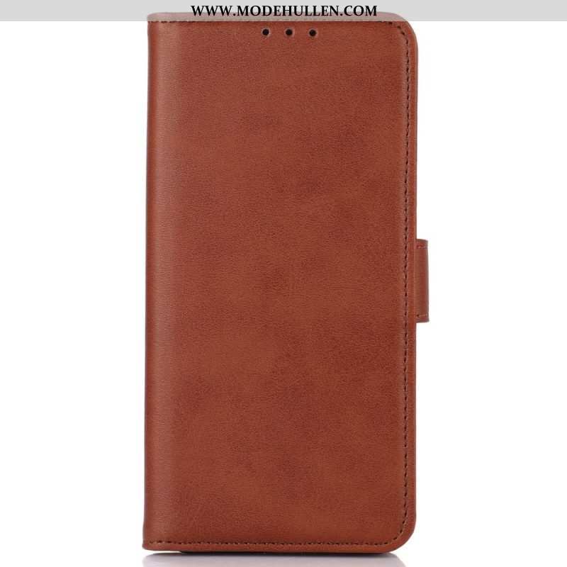 Flip Case Für iPhone 14 Pro Mattes Kunstleder