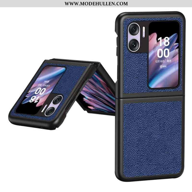 Handyhülle Für Oppo Find N2 Flip Flip Case Litschi-kunstleder