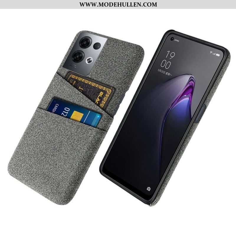 Handyhülle Für Oppo Reno 8 Pro Kartenhalter-stoff