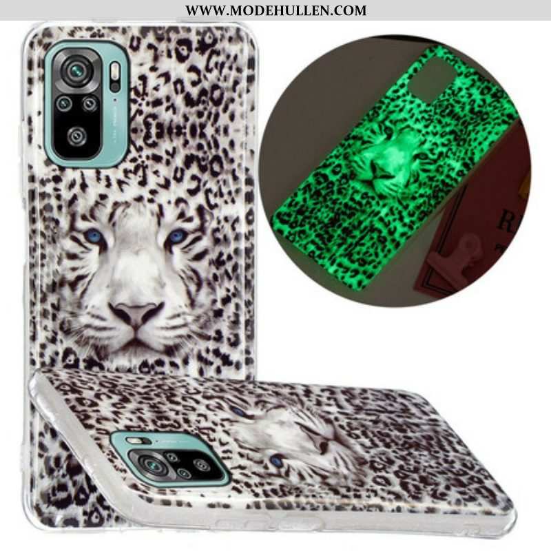 Handyhülle Für Poco M5s Leopard Fluoreszierend