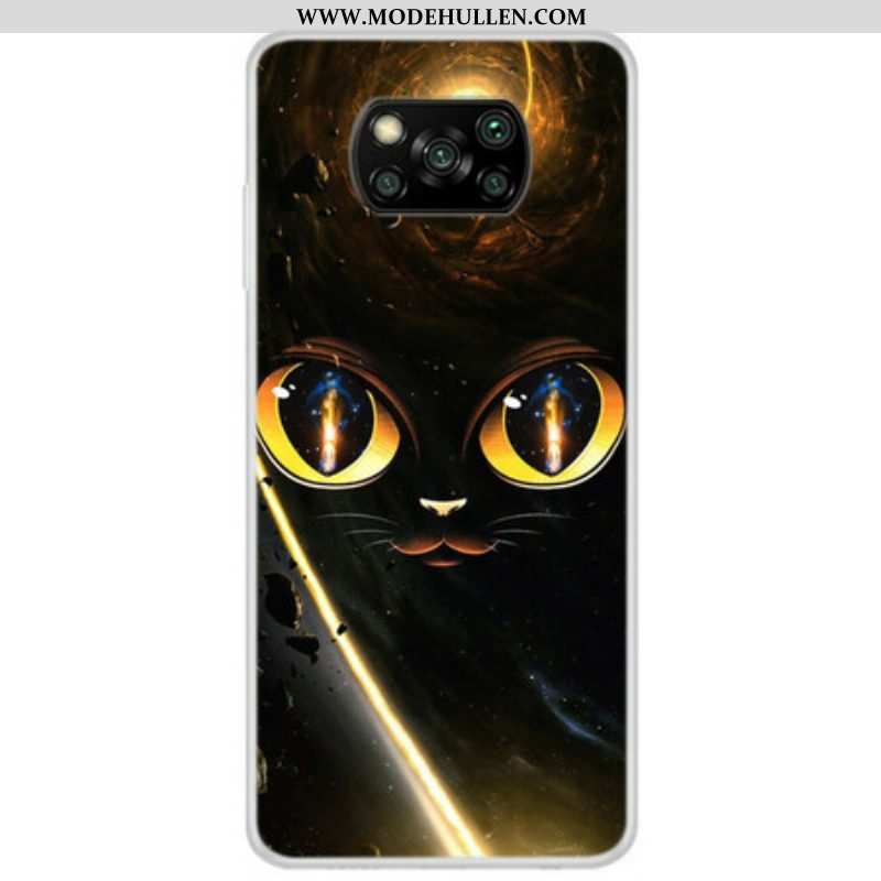 Handyhülle Für Poco X3 / X3 Pro / X3 NFC Galaxie-katze