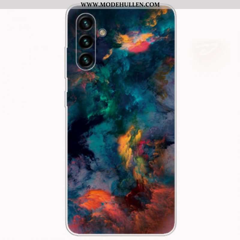 Handyhülle Für Samsung Galaxy A13 5G / A04s Bunte Wolken