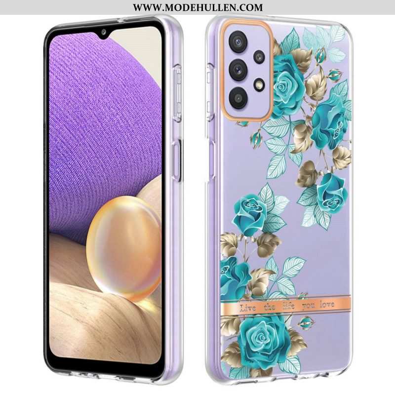 Handyhülle Für Samsung Galaxy A13 Nahtlose Blumen