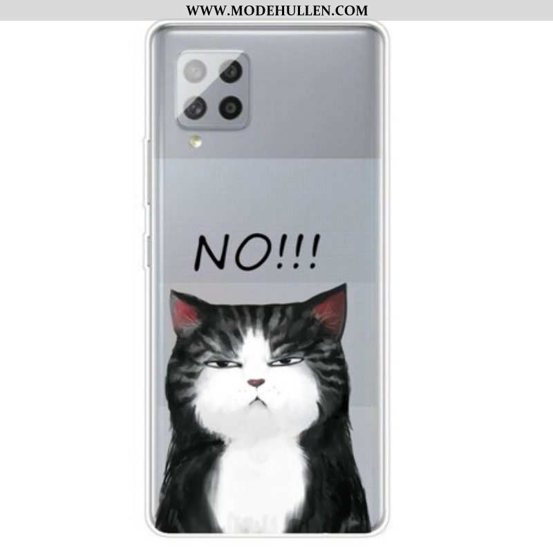 Handyhülle Für Samsung Galaxy A42 5G Die Katze. Die Nein Sagt