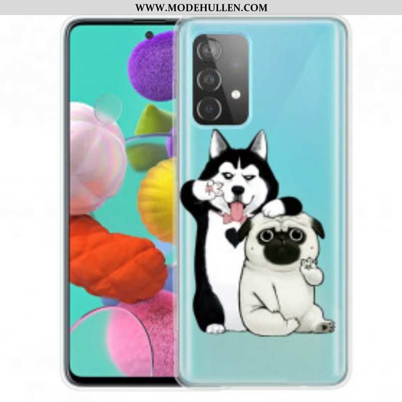 Handyhülle Für Samsung Galaxy A52 4G / A52 5G / A52s 5G Lustige Hunde