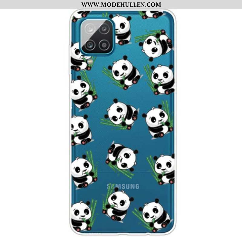 Handyhülle Für Samsung Galaxy M12 / A12 Kleine Pandas