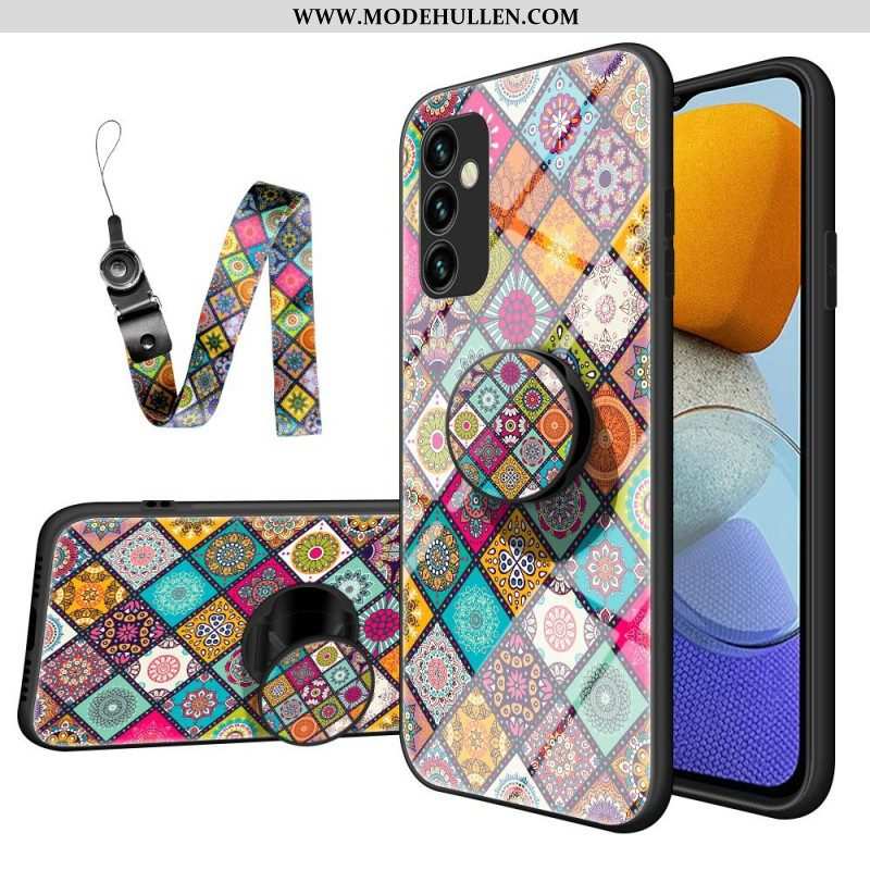 Handyhülle Für Samsung Galaxy M23 5G Patchwork-magnethalter