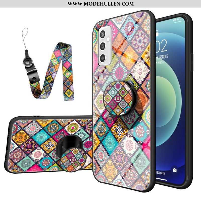 Handyhülle Für Samsung Galaxy M52 5G Mit Kordel Orientalischer Riementeppich