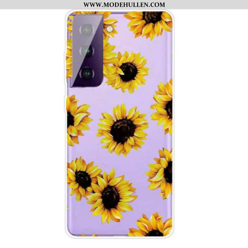 Handyhülle Für Samsung Galaxy S21 5G Sonnenblumen