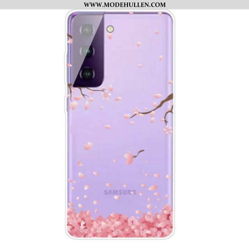 Handyhülle Für Samsung Galaxy S21 Plus 5G Blühende Zweige