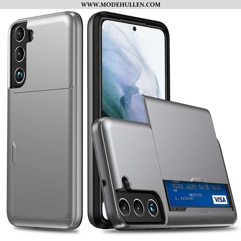 Handyhülle Für Samsung Galaxy S22 Plus 5G Kartenhalter Mit Reißverschluss