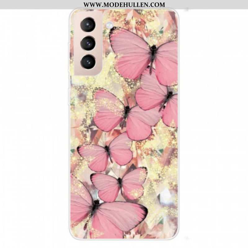 Handyhülle Für Samsung Galaxy S22 Plus 5G Schmetterlinge Schmetterlinge
