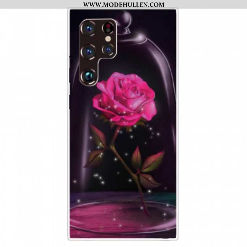 Handyhülle Für Samsung Galaxy S22 Ultra 5G Magisches Rosa