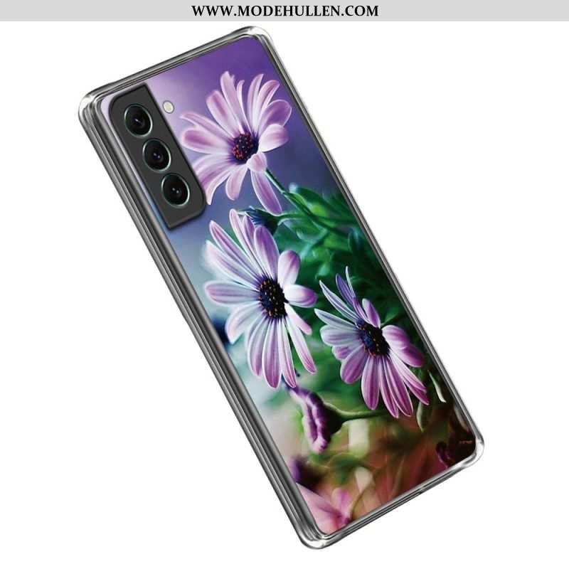 Handyhülle Für Samsung Galaxy S23 5G Blumensilikon