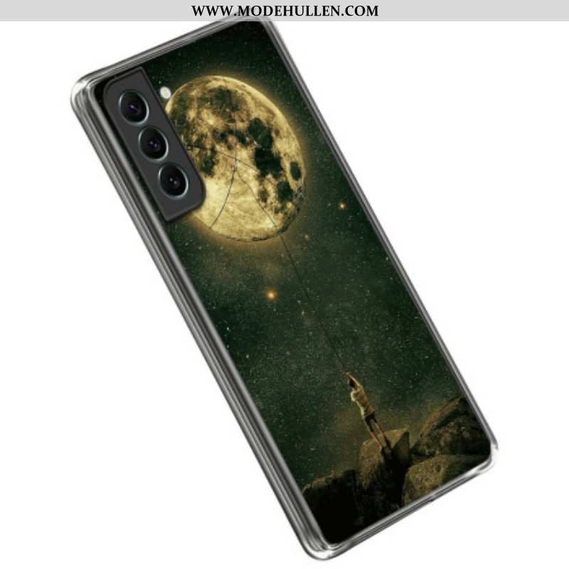 Handyhülle Für Samsung Galaxy S23 5G Flexibel Der Mann Im Mond